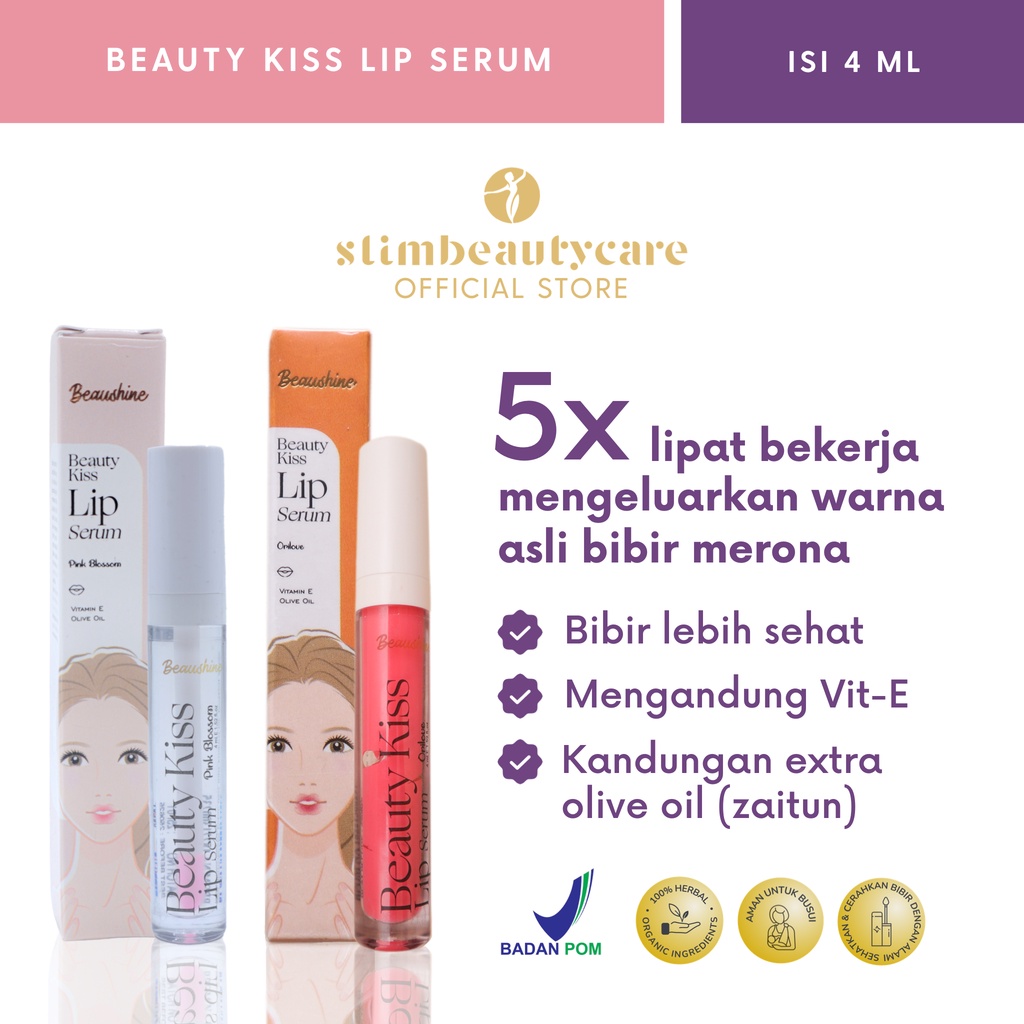 LIP SERUM BEAUTY KISS (BEAUSHINE)