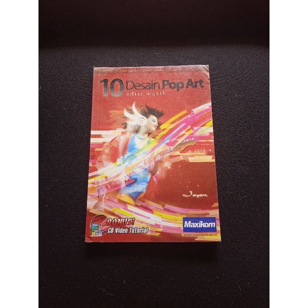 Buku 10 Desain PopArt edisi Musik