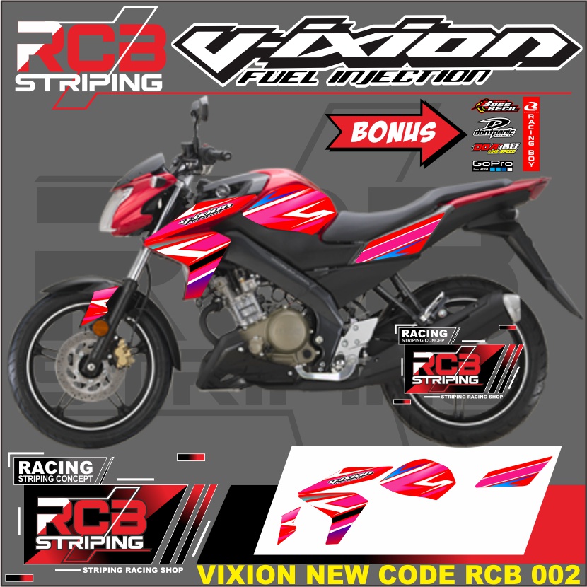 STRIPING VIXION NEW NVL 2013-2014 -  STRIPING LIST VARIASI MOTOR VIXION NEW  RCB 002