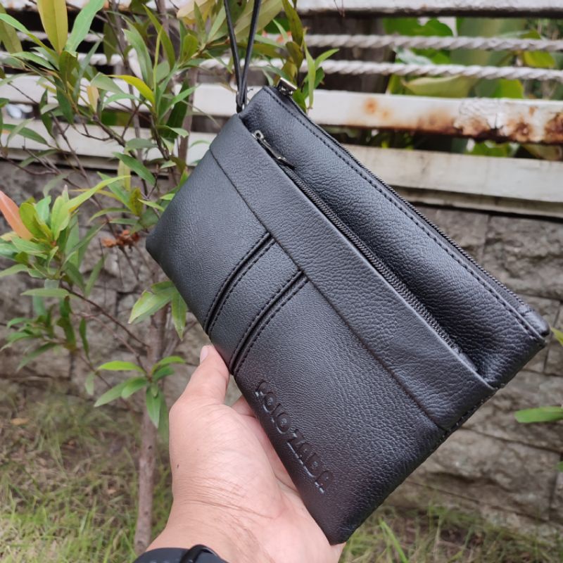 Handbag Pria Original P0lozada Premium | Clutch Pria Kulit Sintetis Premium