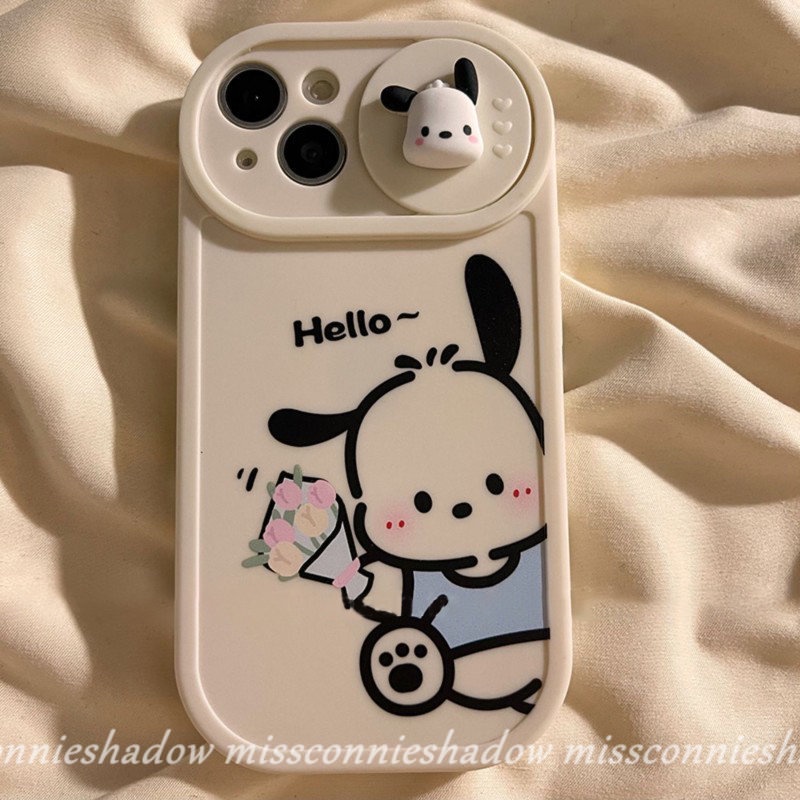 Soft Case Tpu Motif Kartun Anjing Pachacco 3D Untuk IPhone 11 13 12 Pro Max 7Plus 8Plus XR 11 Pro Max X XS Max