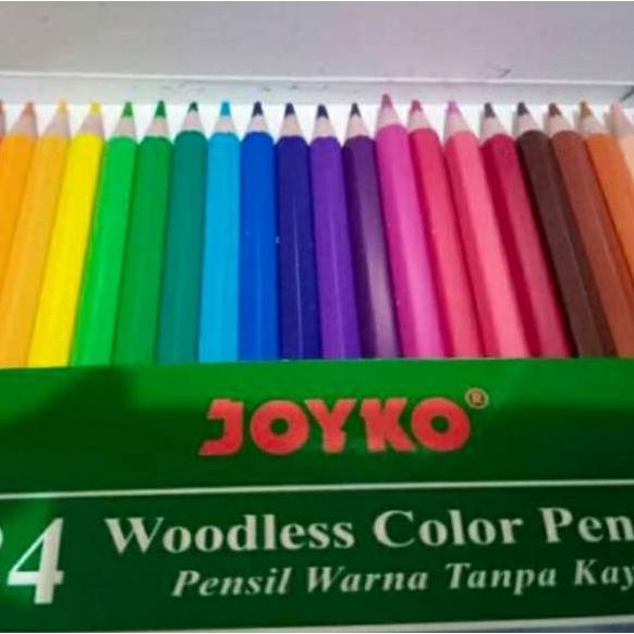 

Hemat Menarik Pensil Warna Joyko isi 24 Warna