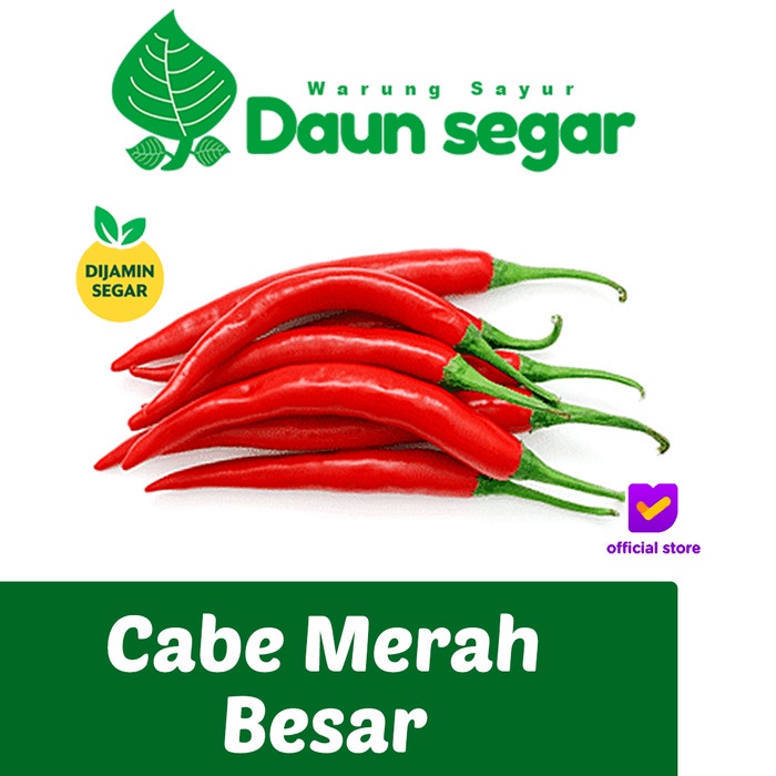 

Cabe Merah Besar FRESH 100gram cocok untuk 1x masak - 1kg