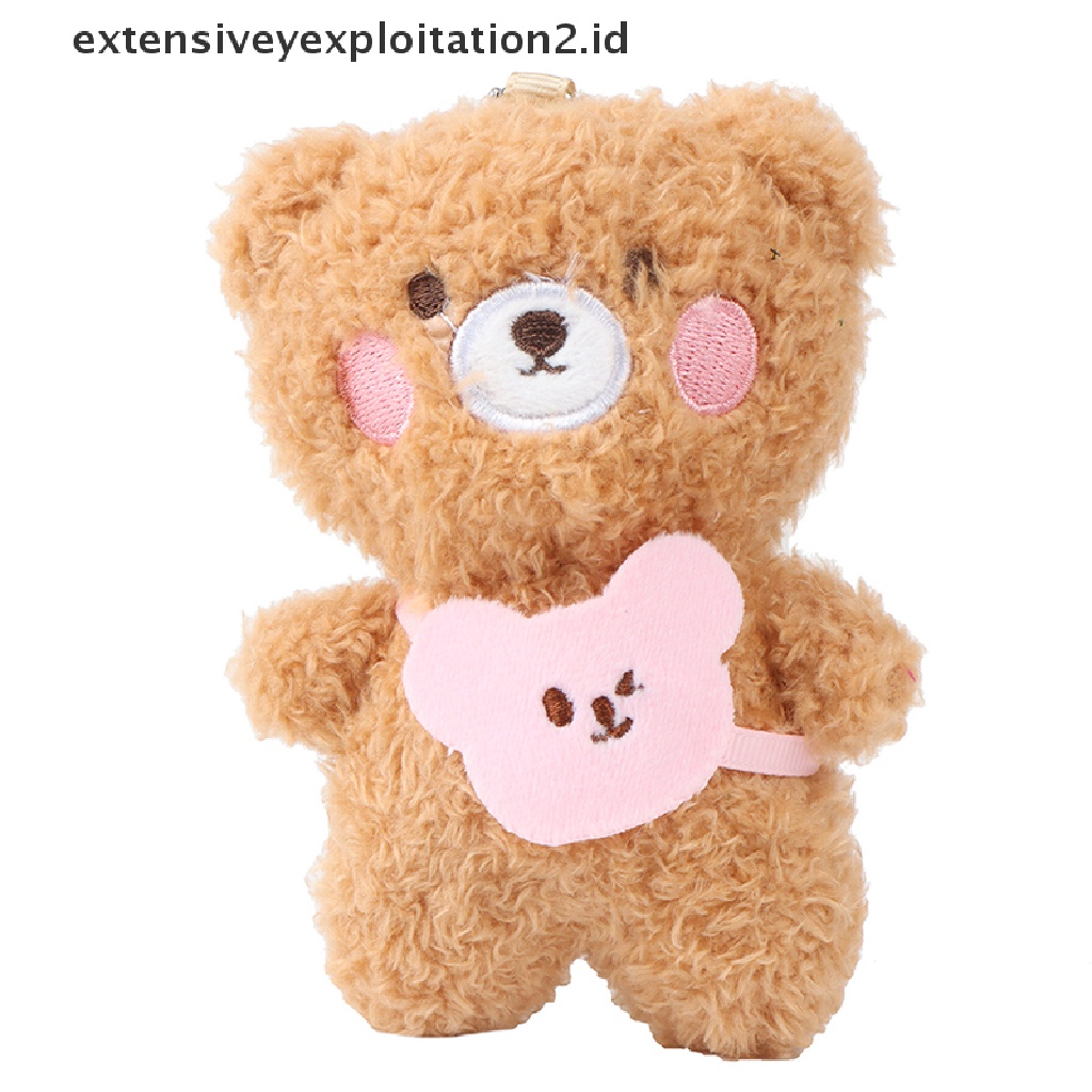 Gantungan Kunci Bentuk Teddy Bear Mini 12CM Untuk Tas Ransel