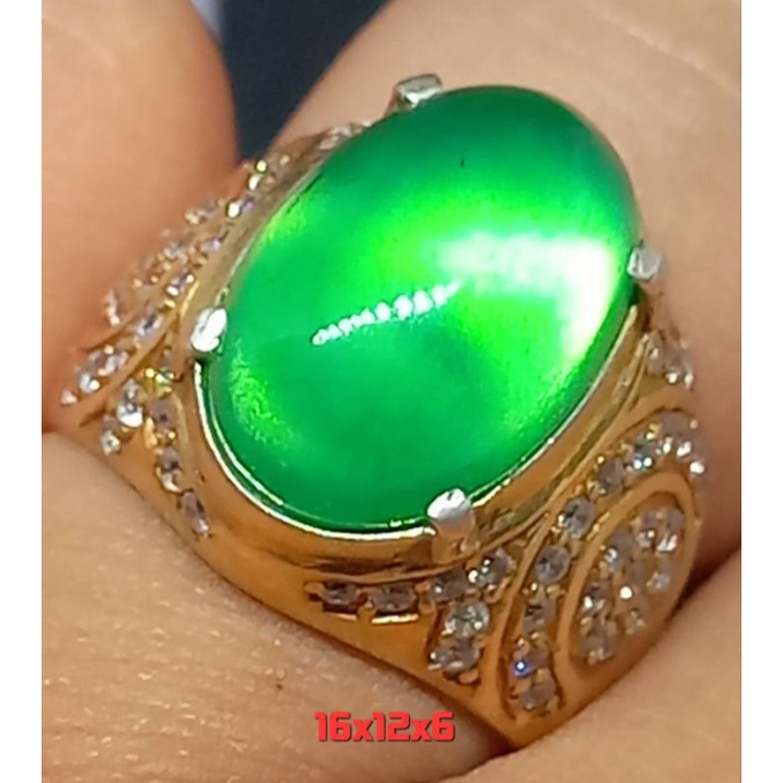 Giok burma super giwang