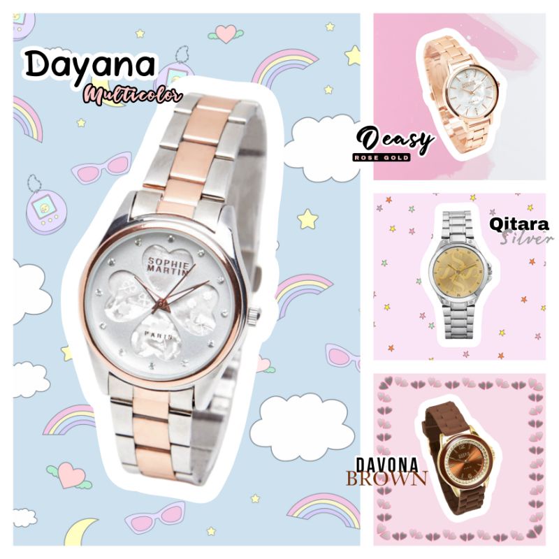 PROMO JAM TANGAN SOPHIE MARTIN PARIS & BRUNBRUN PARIS