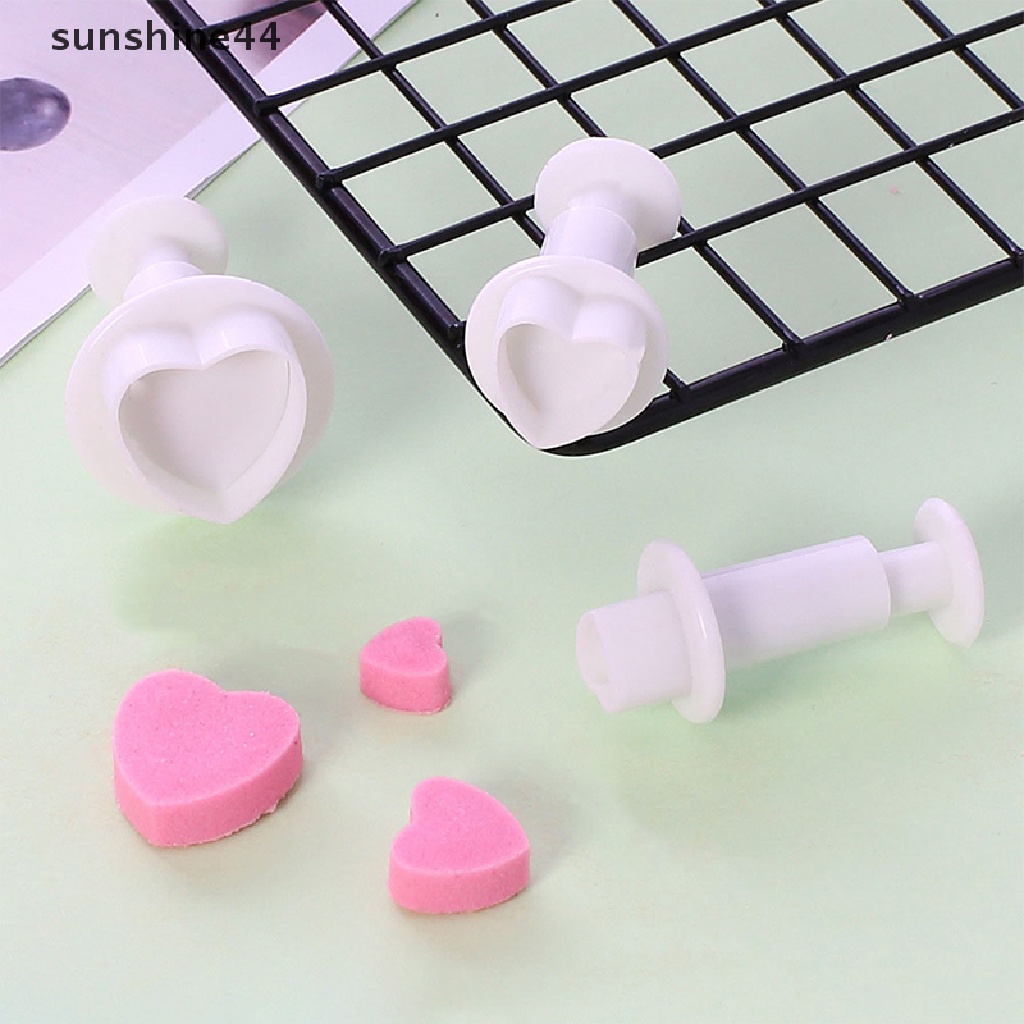 Sunshine 3 / 4 Pcs Cetakan Kue / Biskuit 3D DIY