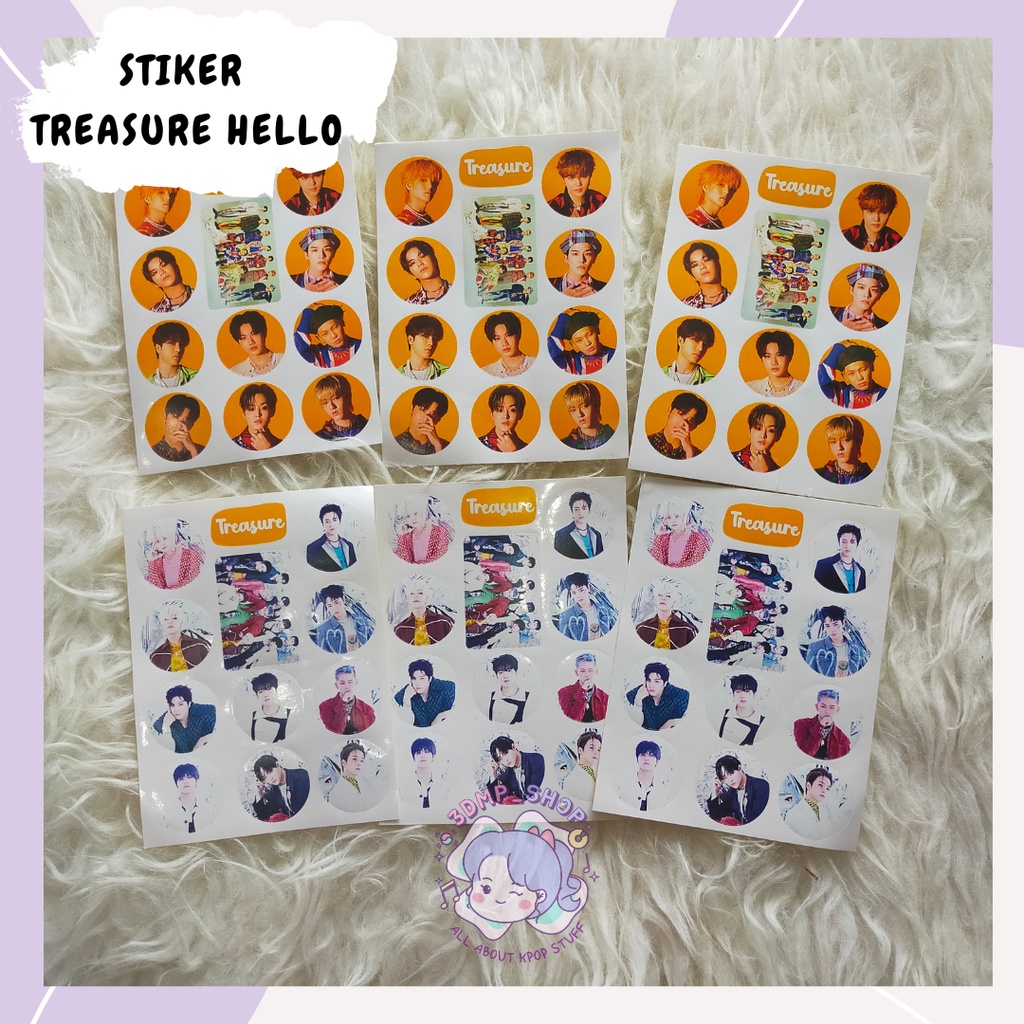 STIKER TREASURE ALL MEMBER