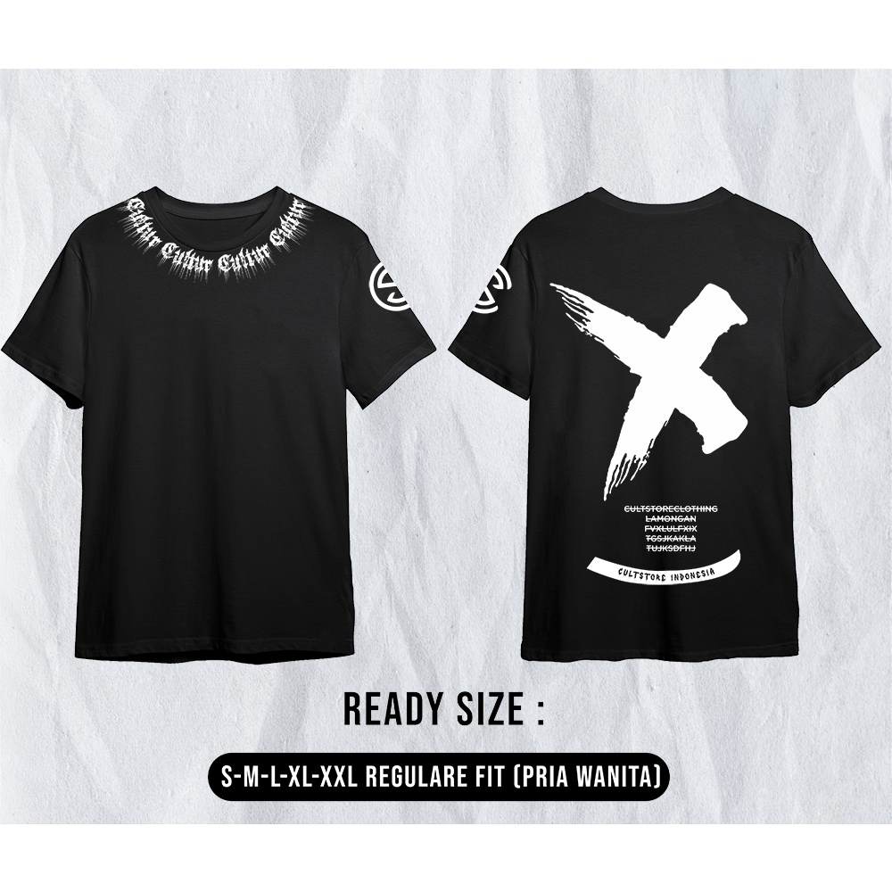 Kaos Tulisan Di Leher Original Ghamo - Kaos Distro Premium - Kaos Tulisan Di Leher