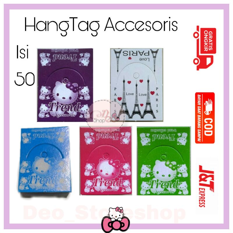 

HANG TAG ACCESORIS LABEL AKSESORIS MOTIF LUCU