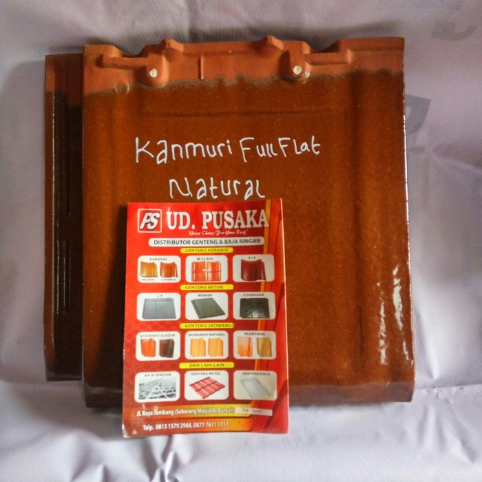 Genteng Kanmuri Full Flat Natural ORI