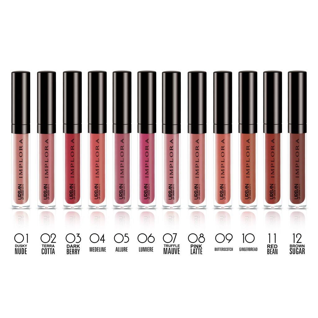 BPOM- IMPLORA URBAN LIP CREAM MATTE LIPSTICK