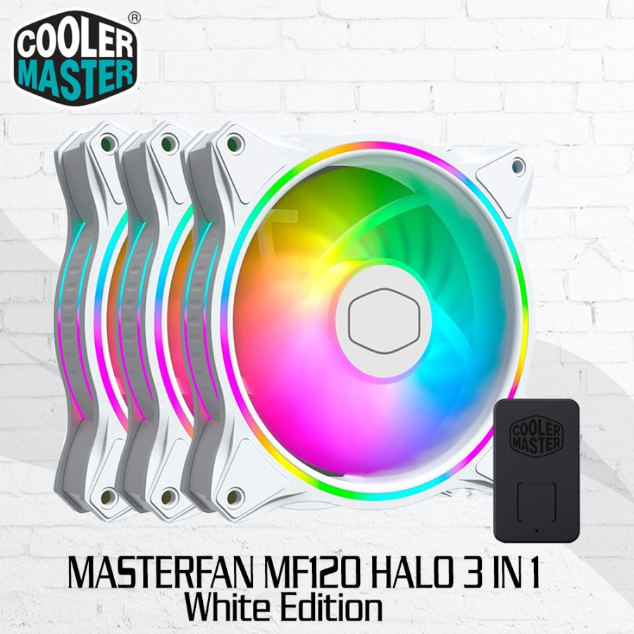 Fan Casing Cooler Master MasterFan MF120 Halo 3in1 - 12CM WHITE