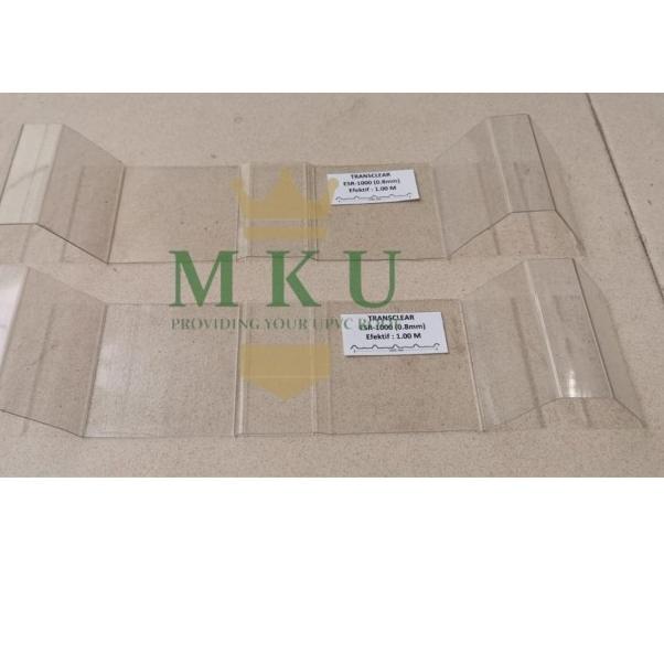 Atap uPVC Exeltech Transclear (Bening Transparan)