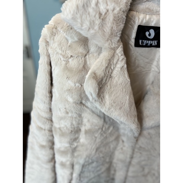 Winter Fur Coat Wanita dengan Cotton Padded Mantel Bulu Korea