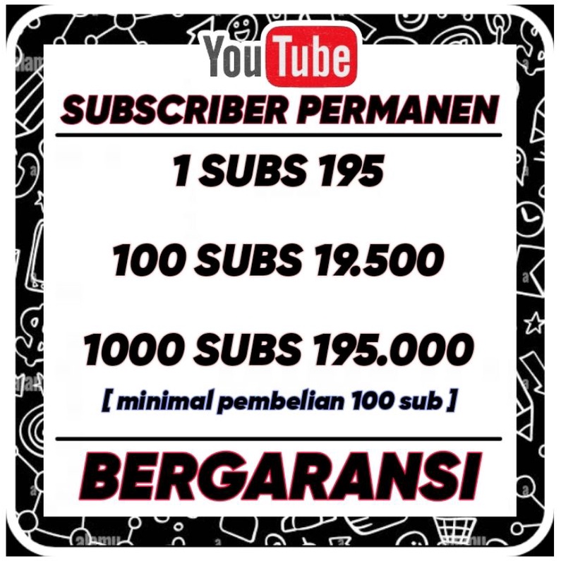 Jual PROMO JASA SUBSCRIBER YOUTUBE UNTUK MONETISASI | Shopee Indonesia