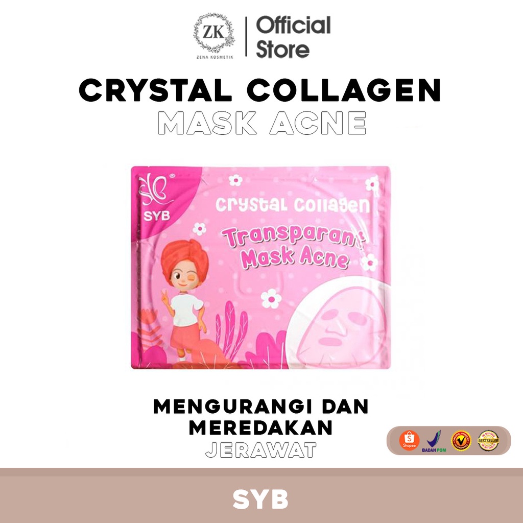 SYB Crystall Collagen Transparant Mask Acne