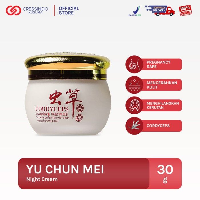 YU CHUN MEI CORDYCEPS Lightening Night Cream 30gr