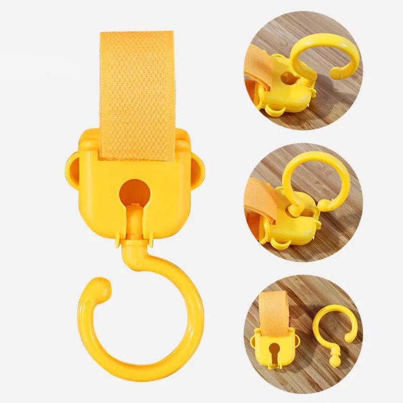 (Pimenova) Cartoon Hook dengan Velcro Gantungan di Stroller