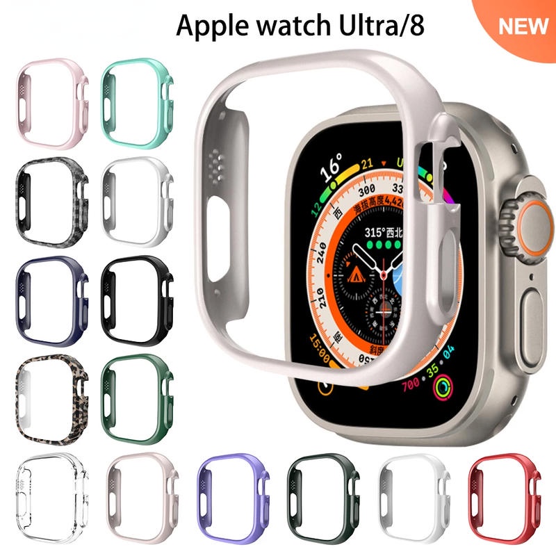 Case Bumper Pelindung Bahan PC Ultra Tipis 49mm Untuk Apple Watch iWatch Ultra 49mm