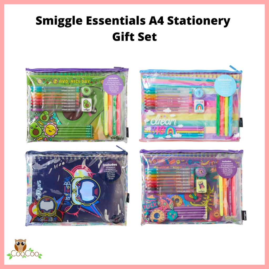 

Smiggle Essentials A4 Stationery Gift Set