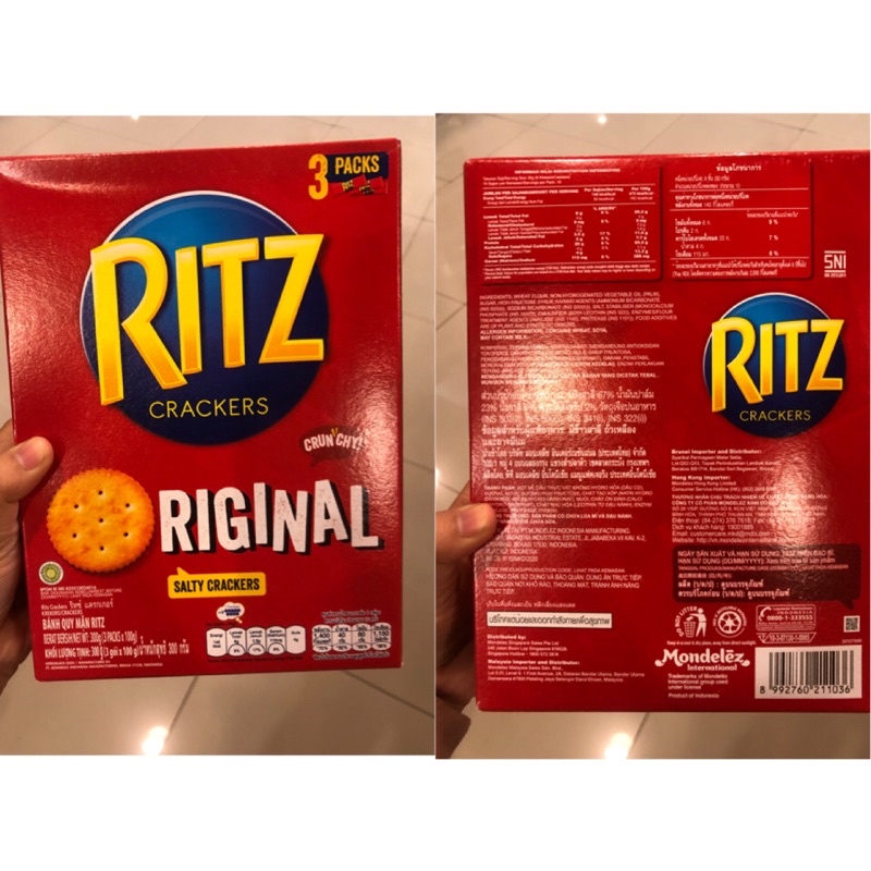 

Ritz Biskuit Original - 1 box isi 300g