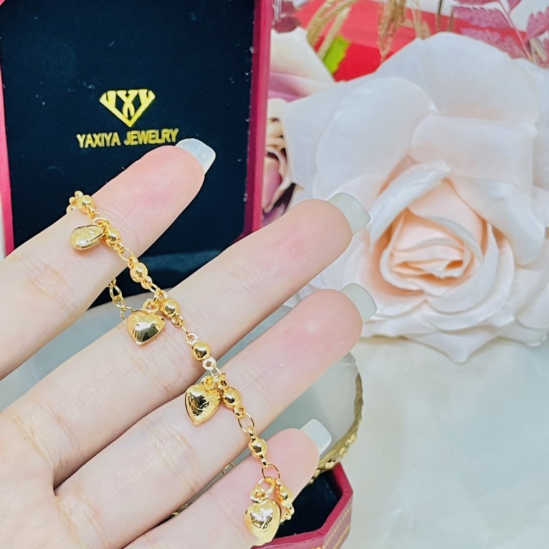 Gelang tangan anak love cantik emas yaxiya