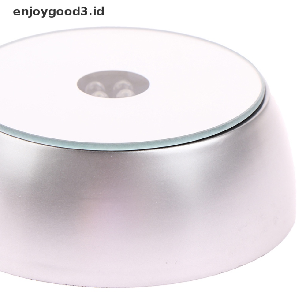 1 Pc Lampu Led Bentuk Bulat Bahan Kaca Kristal Transparan