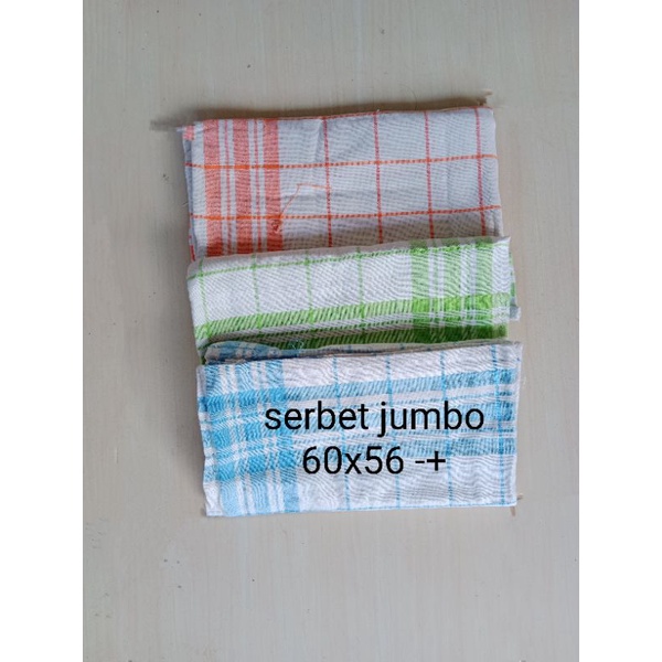 3 pcs Serbet jumbo / Lap piring jumbo