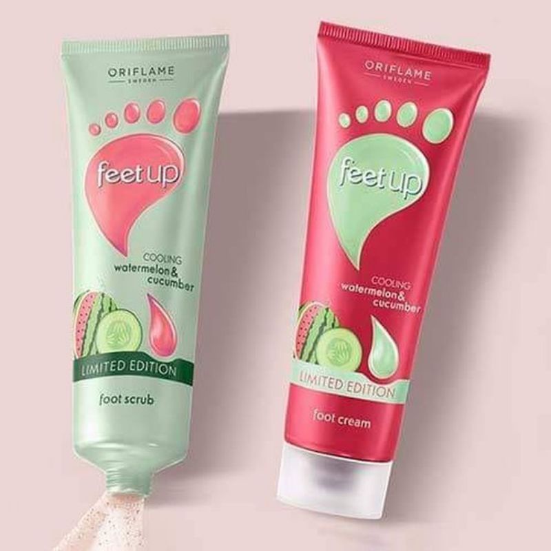 Feet Up Cooling Watermelon &amp; Cucumber foot scrub/Foot Cream