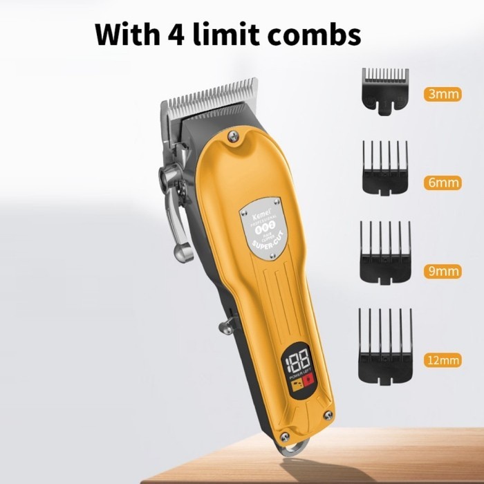 COD Alat Cukur Rambut Kemei 802 Hair Clipper Taper Cukuran KM 802 / Mesin Cukur Rambut Kemei KM-802