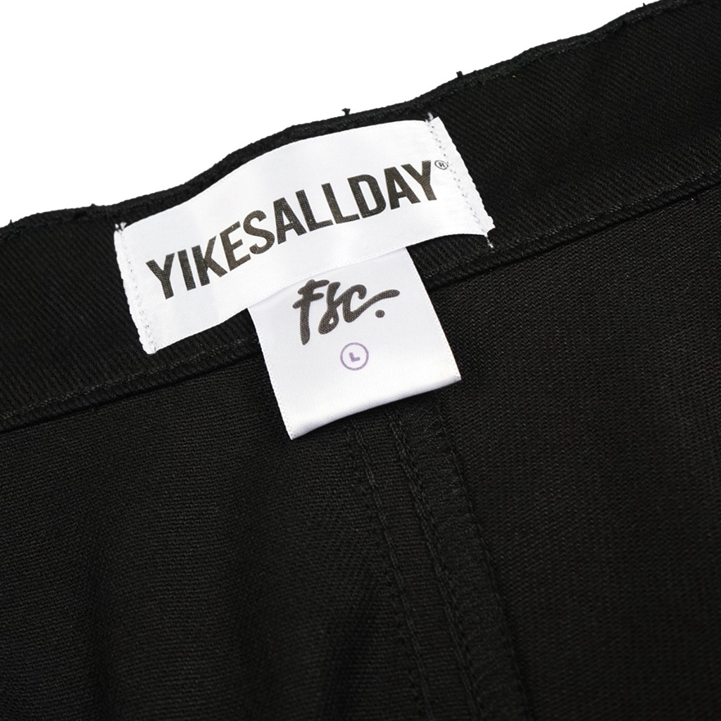 ZIP CARGO PANTS | GRAIRED | BLACK | YIKESALLDAY X FILLINGSTREET