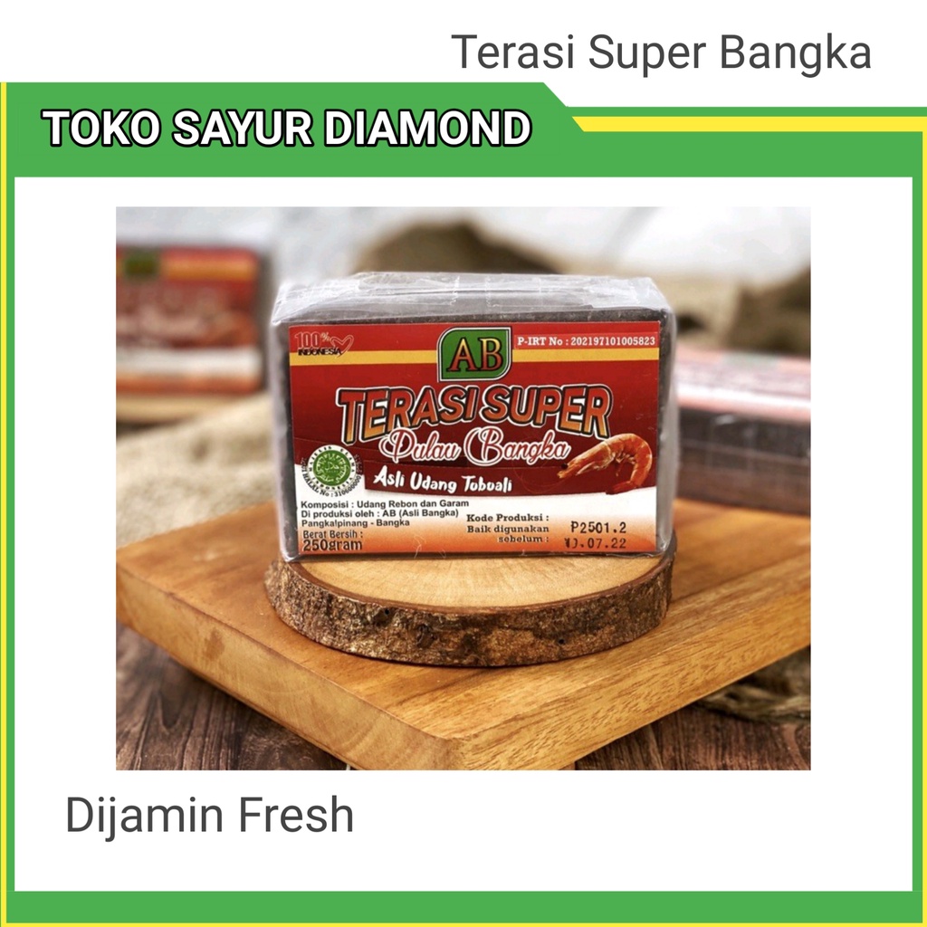 

Terasi bangka AB Asli 100 gram