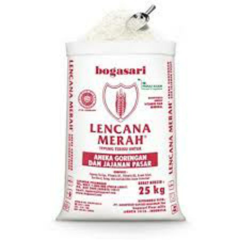 

Terigu Lencana Merah 1 Bal Karung