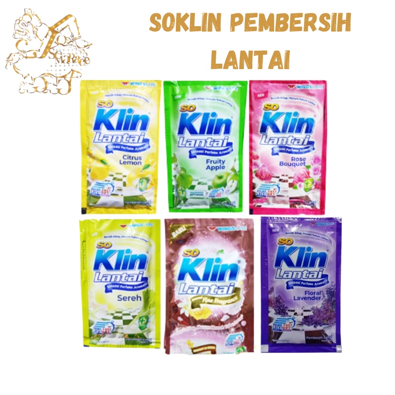 SOKLIN LANTAI SACHET 25 ML ISI 12