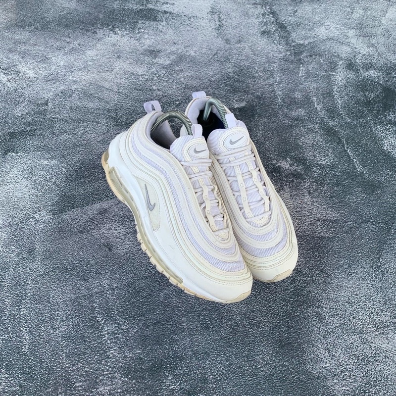 NIKE AIRMAX97 TRIPLE WHITE SECOND