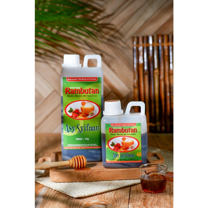 

Madu Rambutan Asy - Syifaa'u 500gr Madu Hutan Murni 100% Nektar Asli