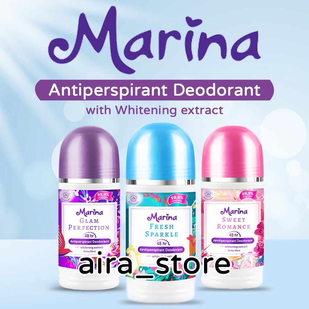 Marina Anti Perspirant Deodoran Roll On - 50 ml