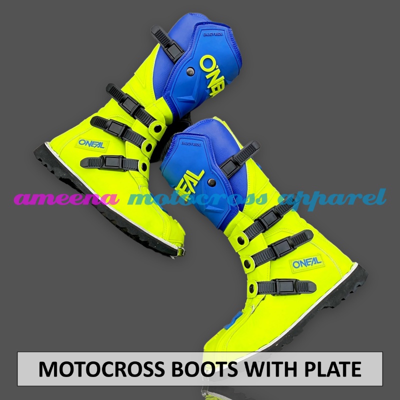 Sepatu MX Boots with Protector - Sepatu Trail - Sepatu Motocross - Sepatu Enduro - Sepatu Adventure - 008