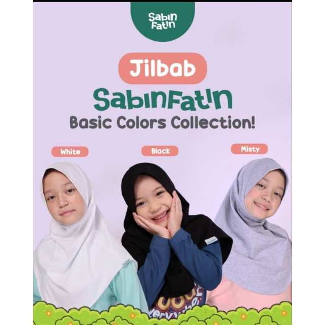 Jilbab Basic SabinFatin | Sabin Fatin | Afrakids New