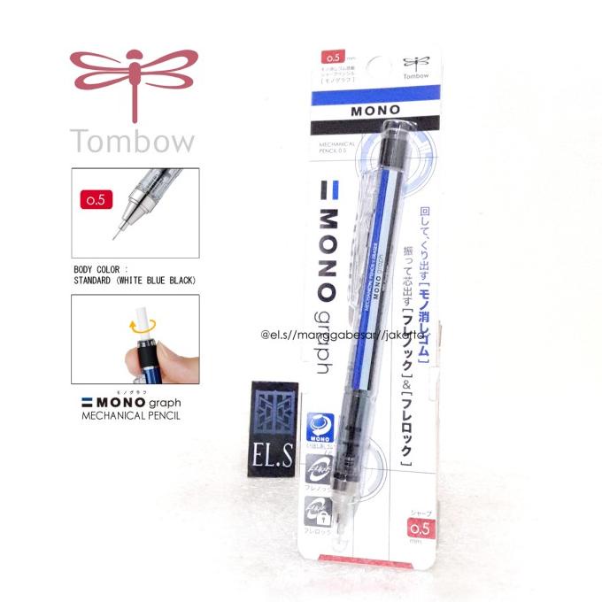 

Sale Tombow Mono Graph 0.5 / Pensil Mekanik 0.5 -Standard Body /ALAT TULIS AESTHETIC/ALAT TULIS SEKOLAH/ALAT TULIS SET/ALAT TULIS LENGKAP/ALAT TULIS ANAK/ALAT TULIS LUCU