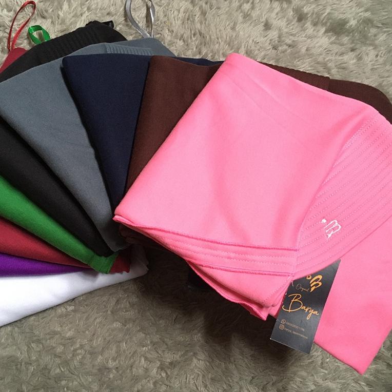 TERLARIS JILBAB KERUDUNG SEKOLAH SERUT PINGGIR (ORIGINAL BARYA) REALPICT HIJAB INSTAN PET ❀ 872