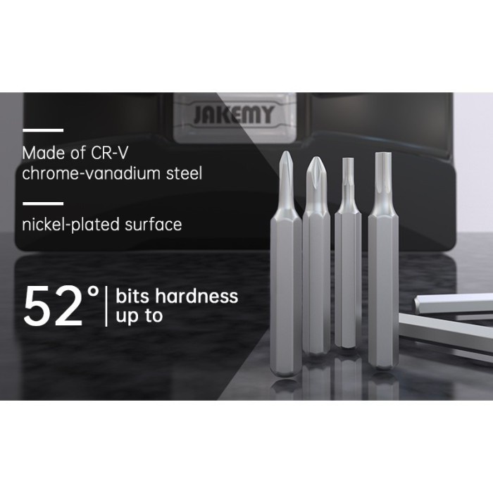 Jakemy JM-8176 106In1 Obeng Set Hp Nintendo Plus Min Standoff T1