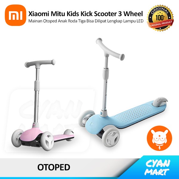 Skuter Skuter Otoped Mainan Anak Xiaomi Mitu Kids Kick Scooter 3-Wheel