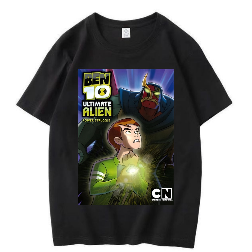 T SHIRT BEN 10 CARTOON NET - KAOS BAJU FILM BEN 10 KARTUN ALIEN TERLARIS TERMURAH