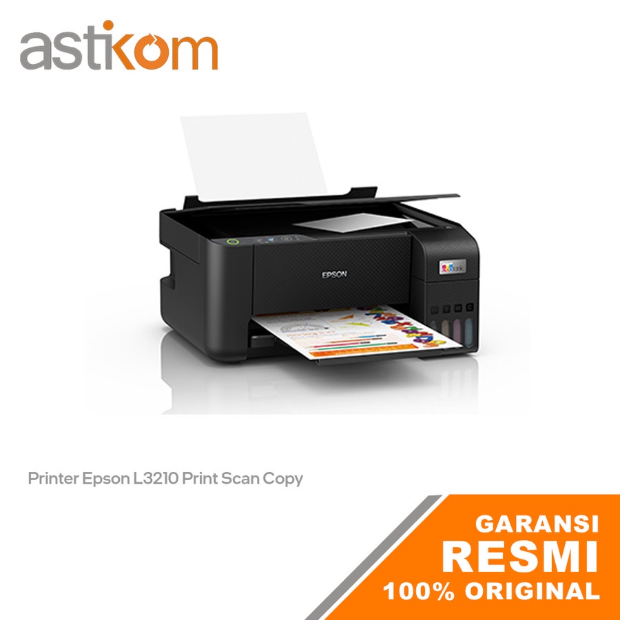 Printer Epson Eco Tank L3210 Print Scan Copy Pengganti  Printer Epson L3110