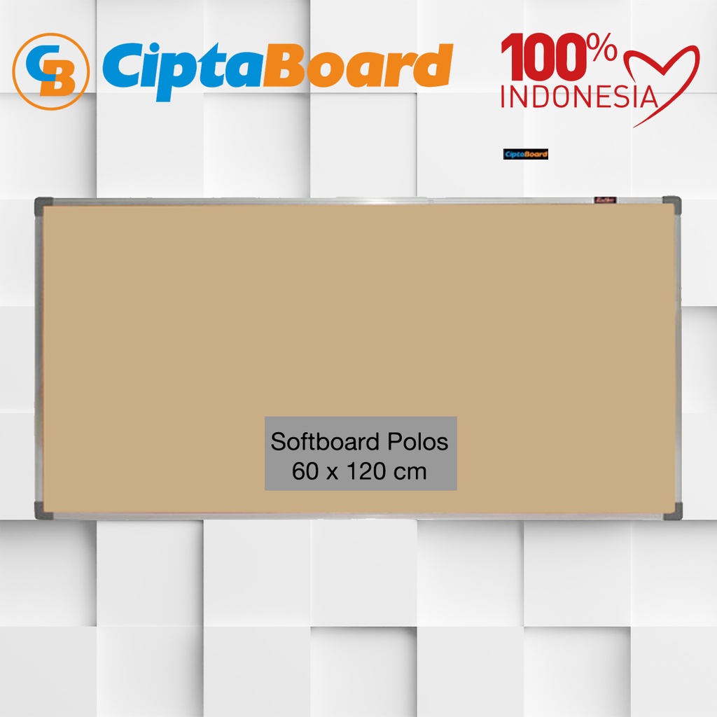 

Softboard / Cork Pin Board / Papan Mading Gantung Cipta 60 x 120 cm