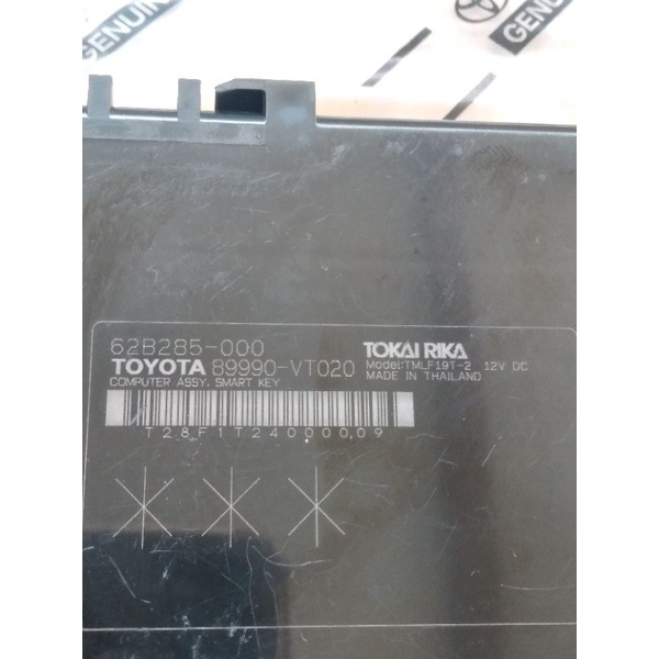 COMPUTER ASSY SMART KEY TOYOTA NO 89990-VT020 ORI