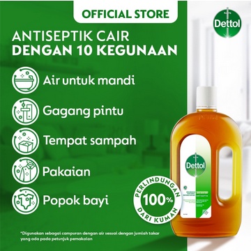 Dettol Antiseptic Liquid 750ml + Bubble Wrap / Toko Makmur Online