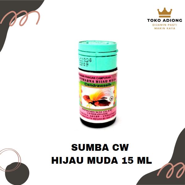 

SUMBA CW HIJAU MUDA 15 ML (ISI2PCS)